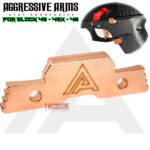 AGGRESSIVE ARMS JEWELRY COPPER DIMPLE PINS - EXTENDED SLIDE LOCK - EXTENDED MAGAZINE CATCH for GLOCK 43X & 48 - Image 4