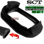 SCT MANUFACTURING BILLET COMPETITION MODEL - LARGER FUNNEL - ALUMINUM BLACK MAGWELL for the SCT17 FRAME
