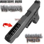AGGRESSIVE ARMS VAPORIZER Ported Compensated Barrel for OEM GLOCK 34 GEN 1 2 3 4 - 416 STAINLESS BLACK NITRIDE - Image 6