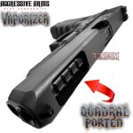 AGGRESSIVE ARMS VAPORIZER Ported Compensated Barrel for OEM GLOCK 34 GEN 1 2 3 4 - 416 STAINLESS BLACK NITRIDE - Image 5