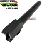 AGGRESSIVE ARMS VECTOR TOP Ported Compensated BLACK NITRIDE Barrel for GLOCK 34 GEN 1 2 3 4 - 416 STAINLESS STEEL - Image 5