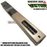 AGGRESSIVE ARMS VECTOR TOP Ported Compensated BLACK NITRIDE Barrel for GLOCK 34 GEN 1 2 3 4 - 416 STAINLESS STEEL - Image 6