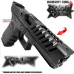AGGRESSIVE ARMS BLACK SHADOW X-PORT PORTED SLIDE AND 10 PORT BARREL COMPLETE WITH PARTS INSTALLED FOR GLOCK 21 GEN 3 - .45ACP - Image 4