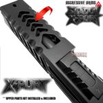 AGGRESSIVE ARMS BLACK SHADOW X-PORT PORTED SLIDE AND 10 PORT BARREL COMPLETE WITH PARTS INSTALLED FOR GLOCK 21 GEN 3 - .45ACP - Image 5