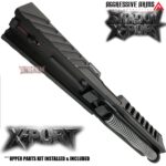 AGGRESSIVE ARMS BLACK SHADOW X-PORT PORTED SLIDE AND 10 PORT BARREL COMPLETE WITH PARTS INSTALLED FOR GLOCK 21 GEN 3 - .45ACP - Image 6