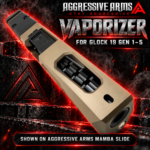 AGGRESSIVE ARMS VAPORIZER TRIAD Ported Compensated Barrel for OEM GLOCK 19 GEN 1 2 3 4 5 - 416 STAINLESS BLACK NITRIDE - Image 4