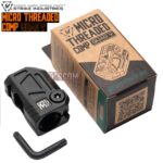 Strike Industries Micro QUAD COMP V Threaded Comp - for Glock - Sig - S&W - Canik - CZ 9mm with 1/2x28 Threads