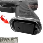 STEEL CITY ARSENAL GLOCK 17 / 34 / 45 ENHANCED V2 BATTLEWORN GREY BILLET ALUMINUM MAGWELL – FITS GEN 5 OEM FACTORY FRAMES - Image 3