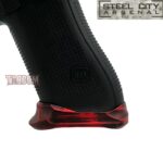STEEL CITY ARSENAL GLOCK 19 / 23  ENHANCED V2 BATTLEWORN RED BILLET ALUMINUM MAGWELL – FITS GEN 5 OEM FACTORY FRAMES - Image 5