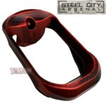 STEEL CITY ARSENAL GLOCK 19 / 23  ENHANCED V2 BATTLEWORN RED BILLET ALUMINUM MAGWELL – FITS GEN 5 OEM FACTORY FRAMES - Image 7