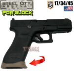 STEEL CITY ARSENAL GLOCK 17 / 34 / 45 ENHANCED V2 FDE TAN BILLET ALUMINUM MAGWELL – FITS COMPACT GEN 5 OEM FACTORY FRAMES - Image 6
