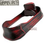 STEEL CITY ARSENAL GLOCK 19 / 23 ENHANCED BATTLEWORN RED BILLET ALUMINUM MAGWELL – FITS COMPACT GEN 3 OEM FACTORY FRAMES - Image 4