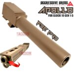 AGGRESSIVE ARMS APOLLO Match FDE PVD STAINLESS Barrel for GLOCK 19 GEN 1-5 - 9mm