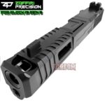 ZAFFIRI BLACK COMPLETE IBS PORTED SLIDE WITH CHUNK BARREL - SIGHTS - UPK INSTALLED - RMR COVER PLATE FOR GLOCK 19 GEN 3 - Image 2