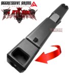 AGGRESSIVE ARMS THE FLATLINE MASS Recoil REDUCTION COMPENSATOR for GEN 3 GLOCK 17 19 34  BLACK - 1/2x28 TPI Thread - Image 3