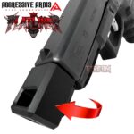AGGRESSIVE ARMS THE FLATLINE MASS Recoil REDUCTION COMPENSATOR for GEN 3 GLOCK 17 19 34  BLACK - 1/2x28 TPI Thread - Image 5