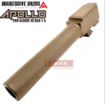 AGGRESSIVE ARMS APOLLO Match FDE PVD STAINLESS Barrel for GLOCK 19 GEN 1-5 - 9mm - Image 5