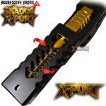 AGGRESSIVE ARMS GOLD VERSION SHADOW X-PORT PORTED SLIDE AND 10 PORT BARREL COMPLETE WITH PARTS INSTALLED FOR GLOCK 21 GEN 3 - .45ACP - Image 3