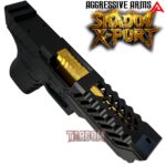 AGGRESSIVE ARMS GOLD VERSION SHADOW X-PORT PORTED SLIDE AND 10 PORT BARREL COMPLETE WITH PARTS INSTALLED FOR GLOCK 21 GEN 3 - .45ACP - Image 7