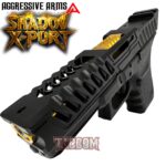 AGGRESSIVE ARMS GOLD VERSION SHADOW X-PORT PORTED SLIDE AND 10 PORT BARREL COMPLETE WITH PARTS INSTALLED FOR GLOCK 21 GEN 3 - .45ACP - Image 4