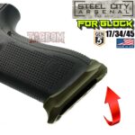 STEEL CITY ARSENAL GLOCK 17 / 34 / 45 ENHANCED V2 OD GREEN BILLET ALUMINUM MAGWELL – FITS GEN 5 OEM FACTORY FRAMES - Image 4
