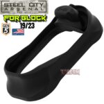 STEEL CITY ARSENAL GLOCK 19 / 23 ENHANCED V2 BLACK BILLET ALUMINUM MAGWELL – FITS GEN 5 OEM FACTORY FRAMES - Image 3
