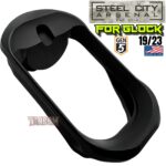 STEEL CITY ARSENAL GLOCK 19 / 23 ENHANCED V2 BLACK BILLET ALUMINUM MAGWELL – FITS GEN 5 OEM FACTORY FRAMES - Image 5