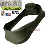 STEEL CITY ARSENAL GLOCK 19 / 23 ENHANCED V2 OD GREEN BILLET ALUMINUM MAGWELL – FITS GEN 5 OEM FACTORY FRAMES - Image 3
