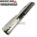 AGGRESSIVE ARMS SATIN NICKLE MAMBA PORTED SLIDE AND BARREL COMPLETE WITH PARTS INSTALLED FOR GLOCK 17 GEN 5 - VAPOR - Image 7