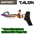 WARFINGER by RANGER PROOF STEALTH BLACK TALON TRIGGER for GLOCK GEN 1 2 3 4 5 - 17 19 19X 20 21 22 23 24 26 27 31 32 33 34 35 37 36 38 39 43 43x 45 48 - Image 7