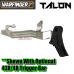 WARFINGER by RANGER PROOF STEALTH BLACK TALON TRIGGER for GLOCK GEN 1 2 3 4 5 - 17 19 19X 20 21 22 23 24 26 27 31 32 33 34 35 37 36 38 39 43 43x 45 48 - Image 6