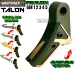 WARFINGER by RANGER PROOF  BAZOOKA GREEN (Similar to OD) with COPPER ANODIZED RELIEF TALON TRIGGER for GLOCK GEN 1 2 3 4 5 - 17 19 19X 20 21 22 23 24 26 27 31 32 33 34 35 37 36 38 39 43 43x 45 48