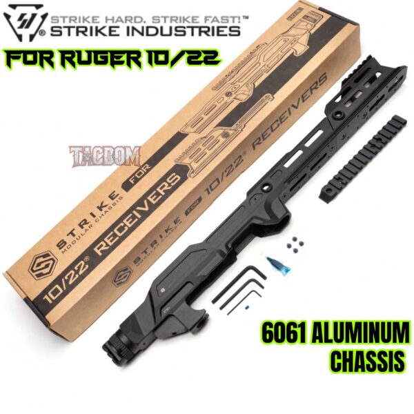 Strike Industries MODULAR CHASSIS FOR THE RUGER 10/22 ALUMINUM - BLACK