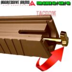 AGGRESSIVE ARMS GOLD PVD STRIKER - COMPLETE DEPRESSOR ROD - EXTRACTOR - SLIDE PLATE for GLOCK 43 43X 48 - Image 8