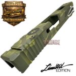 STEEL CITY ARSENAL LIMITED EDITION - SHADOW GREEN CAMO - P40 WARHAWK SLIDE for GLOCK 19 GEN 3 - COLOR FILL SNARL - Image 6