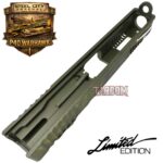STEEL CITY ARSENAL LIMITED EDITION - SHADOW GREEN CAMO - P40 WARHAWK SLIDE for GLOCK 19 GEN 3 - COLOR FILL SNARL - Image 7