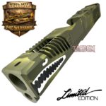 STEEL CITY ARSENAL LIMITED EDITION - SHADOW GREEN CAMO - P40 WARHAWK SLIDE for GLOCK 19 GEN 3 - COLOR FILL SNARL - Image 2