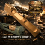 STEEL CITY ARSENAL "DEMO" LIMITED EDITION COLOR KIT - SHADOW GREEN CAMO - P40 WARHAWK "EXTENDED + PORTED" SLIDE for GLOCK 19 GEN 3 - COLOR FILL SNARL - COPPER P40 BARREL - GREEN / COPPER TRIGGER - BILLET ALUMINUM GREEN MAGWELL - Image 5