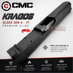 CMC KRAGOS SLIDE FOR GLOCK 17 GEN 4 - 17-4 BILLET STAINLESS - RMR CUT WITH MACHINED IN LUGS - Image 2