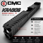 CMC KRAGOS SLIDE FOR GLOCK 17 GEN 4 - 17-4 BILLET STAINLESS - RMR CUT WITH MACHINED IN LUGS - Image 3
