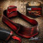 STEEL CITY ARSENAL LIMITED EDITION COLOR KIT - BATTLEWORN RED - P40 WARHAWK SLIDE for GLOCK 17 GEN 3 - COLOR FILL SNARL - BLACK P40 BARREL - BATTLEWORN RED TRIGGER - BILLET ALUMINUM BATTLEWORN RED MAGWELL - Image 4