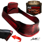 STEEL CITY ARSENAL LIMITED EDITION COLOR KIT - BATTLEWORN RED - P40 WARHAWK SLIDE for GLOCK 19 GEN 3 - COLOR FILL SNARL - BLACK P40 BARREL - BATTLEWORN RED TRIGGER - BILLET ALUMINUM BATTLEWORN RED MAGWELL - Image 11