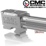 CMC MATCH Barrel for Glock 34 GEN 1-4 SILVER DLC 9mm 416R CERTIFIED Stainless Steel - Image 2