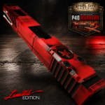 STEEL CITY ARSENAL LIMITED EDITION COLOR KIT - BATTLEWORN RED - P40 WARHAWK "EXTENDED + PORTED" SLIDE for GLOCK 19 GEN 3 - COLOR FILL SNARL - P40 BARREL - MATCHING TRIGGER - BILLET ALUMINUM MAGWELL - Image 5