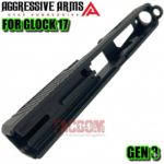 AGGRESSIVE ARMS VECTOR DUAL PORT SLIDE FOR GLOCK 17 GEN 3 - BLACK VAPOR - Image 4