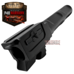 STEEL CITY ARSENAL P40 WARHAWK MATCH FLUTED BARREL for GLOCK 19 - STAINLESS STEEL - BLACK DLC - Image 7