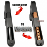 AGGRESSIVE ARMS VAPORIZER Ported Compensated Barrel for OEM GLOCK 34 GEN 1 2 3 4 - 416 STAINLESS COPPER PVD - Image 2