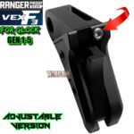 RANGER PROOF / JOHNNY GLOCK COLLABORATION VEX F3  "DUAL TONE BLACK "ADJUSTABLE VERSION" TRIGGER for GLOCK GEN 1 2 3 4 5 - 17 19 19X 20 21 22 23 24 26 27 31 32 33 34 35 37 36 38 39 43 43x 45 48 - Image 2