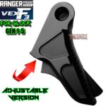 RANGER PROOF / JOHNNY GLOCK COLLABORATION VEX F3  "DUAL TONE BLACK "ADJUSTABLE VERSION" TRIGGER for GLOCK GEN 1 2 3 4 5 - 17 19 19X 20 21 22 23 24 26 27 31 32 33 34 35 37 36 38 39 43 43x 45 48 - Image 3