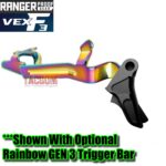 RANGER PROOF / JOHNNY GLOCK COLLABORATION VEX F3  "DUAL TONE BLACK "ADJUSTABLE VERSION" TRIGGER for GLOCK GEN 1 2 3 4 5 - 17 19 19X 20 21 22 23 24 26 27 31 32 33 34 35 37 36 38 39 43 43x 45 48 - Image 5